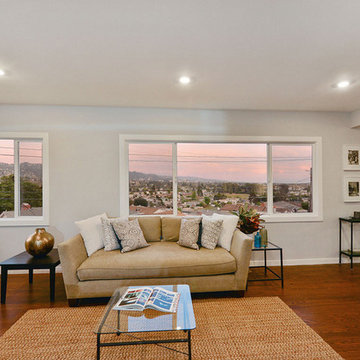 Upstairs Transitional Living Room-Loft Style