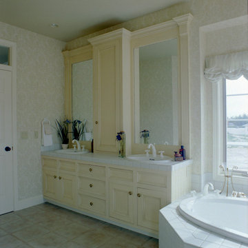 Glazed & Painted Master Bath Vanity