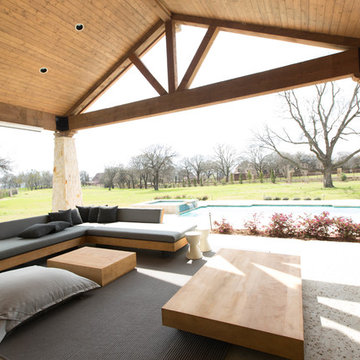 Rustic Contemporary Patio