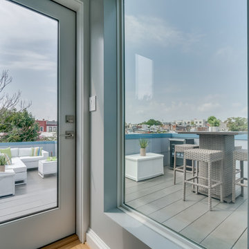 Roof Deck on Historic Row House