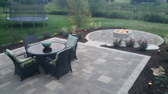 Multi Level Brick Patio w/Gas Fire Pit