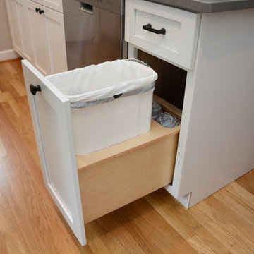 Silver Spring, MD Small White Kitchen Remodel