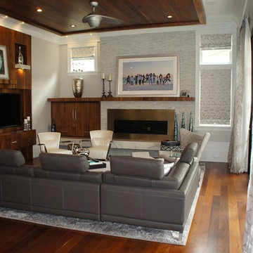 Contemporary Watercolor Home