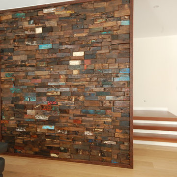 Recycled Timber Feature Wall