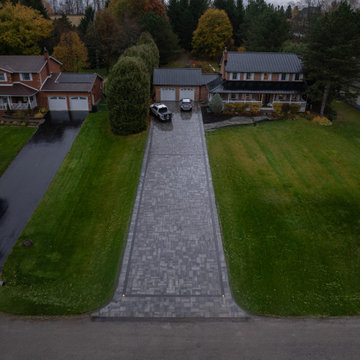 Modern Interlocking Stone Driveway