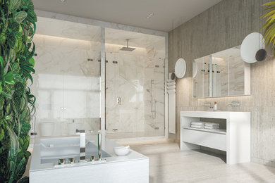Minimalist bathroom photo in Other