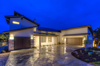 Trendy home design photo in Austin