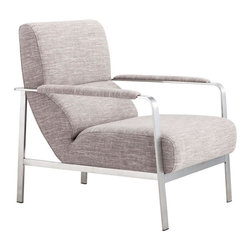Jonkoping Wheat Polyester Arm Chair - Armchairs And Accent Chairs