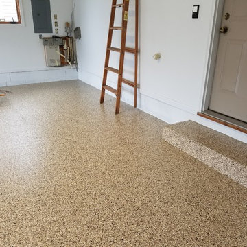 PremierOne Epoxy Flake Floor - Sedona