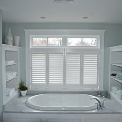 Custom Shutters for Bathroom Window Treatments - Interior Shutters