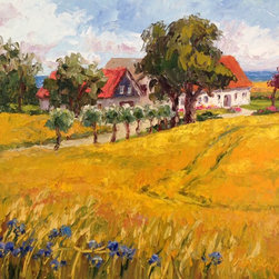 'Beautiful Sk&ouml;nadal' Original Oil Painting by Erin Dertner - Paintings