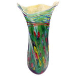 Dale Tiffany - Dale Tiffany AV20363 Petria, Vase, 18"x8.5"W - Our fabulous Petria Hand Blown Art Glass Vase is aPetria Vase-18 Inche Hand Blown Art Glass *UL Approved: YES Energy Star Qualified: n/a ADA Certified: n/a  *Number of Lights:   *Bulb Included:No *Bulb Type:No *Finish Type:Hand Blown Art Glass