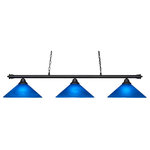 Toltec Lighting - Toltec Lighting 373-MB-415 Oxford - Three Light Billiard - Assembly Required: Yes Canopy Included: YesShade Included: YesCanopy Diameter: 12 x 12 xWarranty: 1 Year* Number of Bulbs: 3*Wattage: 150W* BulbType: Medium Base* Bulb Included: No