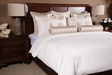Bedroom - large contemporary master bedroom idea in Salt Lake City