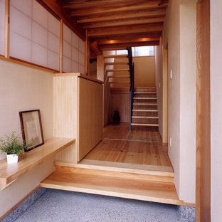 名古屋の和風のおしゃれな玄関の写真