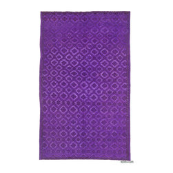 Hand Carved Over-Dyed Rug - Area Rugs