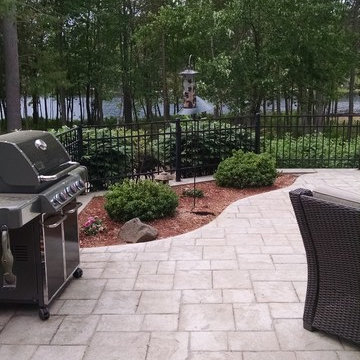 Outdoor Patio Rails at NH Lake