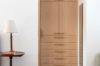 Contemporary storage and wardrobe in Perth.