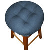 Rave Pacific Blue Bar Stool Cover With Cushion And Adjustable Drawstring Yoke