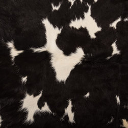 Luxury Natural Cowhide Area Rug,Handmade, Gray, Brown, Black, White, Large 7'7"x - Area Rugs