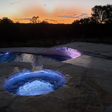 Fitzhugh Ranch Pool, Dripping Springs, TX.