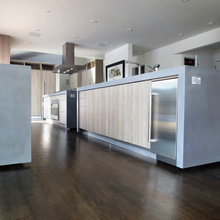concrete kitchen cupboard