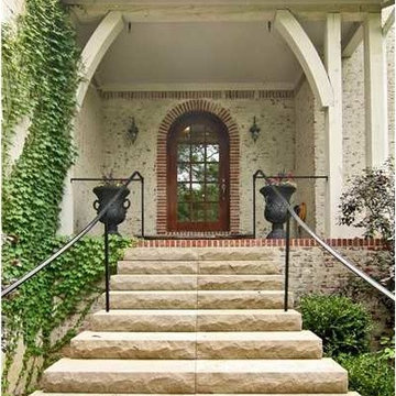 Limstone Front Steps