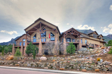 Inspiration for a craftsman exterior home remodel in Denver