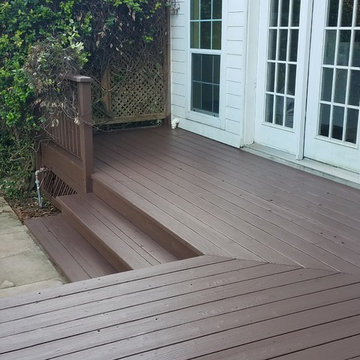 Multi-Level Cedar Deck Remodel & Stain