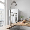 VIGO Zurich Pull-Down Kitchen Faucet, Stainless Steel