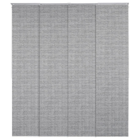 Adjustable Sliding Panel Track Blind 45.8"-86" W x 96" L, Classic, Munich Castle