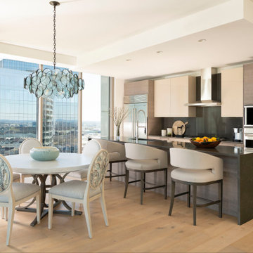 Legacy West High-Rise Condominium Transitional Furnishing