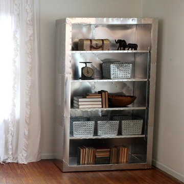 Aviator Shelving Bookcase | Aluminum