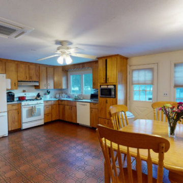 Open-Concept Living Room & Kitchen Transformation