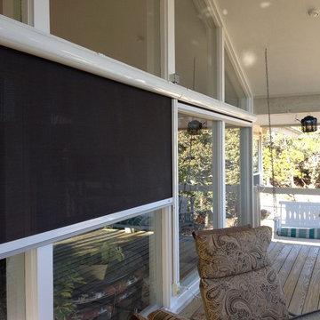 Outdoor Screen Shades: Manual & Motorized