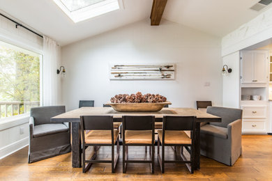 Inspiration for a timeless dining room remodel in Dallas