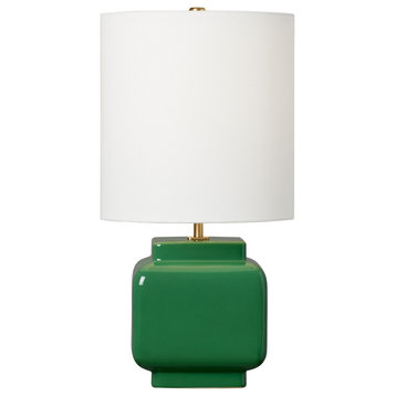 Anderson 1-Light Table Lamp in Green