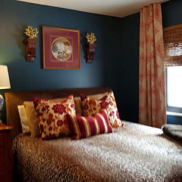 Jewel tone bedroom