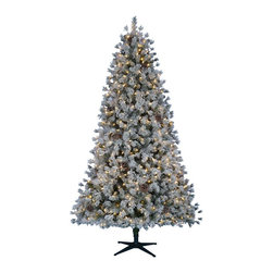7.5 ft. Pre-Lit LED Lexington Quick Set Artificial Christmas Tree - Christmas Trees