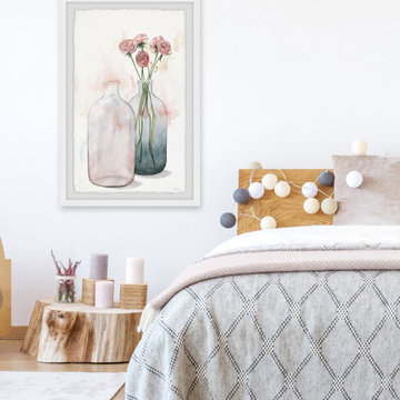 "Buds and Bottles" Framed Painting Print