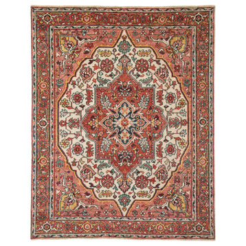 Jaipur Living Hand-Knotted Medallion Pink/Multicolor Area Rug, 8'6"X11'6"