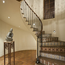 tiled stairs
