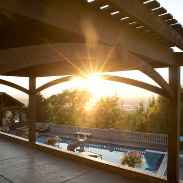 Mountain Resort Style Living in the Backyard