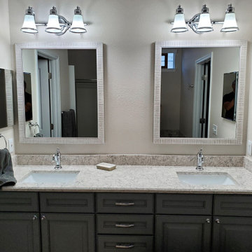 Huntington White Framed Mirror