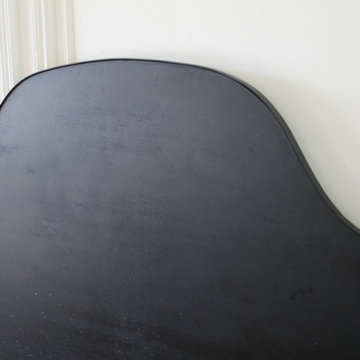 Custom Black Iron Queen Size Canopy Bed