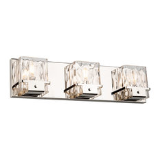 Wiltshire 3 Light Wall Light, Polished Nickel