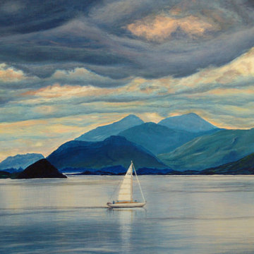 Sound of Mull, giclee print from original