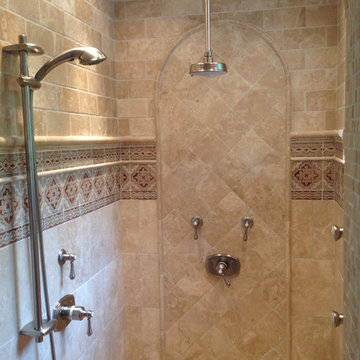 Historic Spanish Colonial; Master Shower Renovation