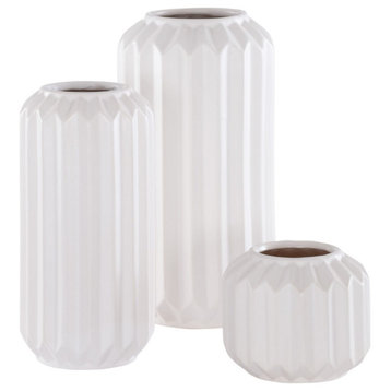 Safavieh Emari Ceramic Vase, White