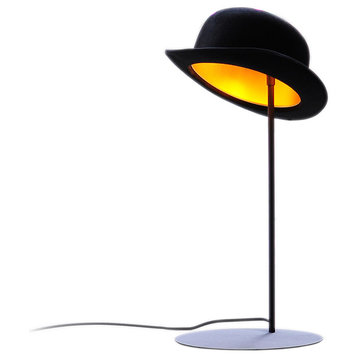 Innermost Modern Jeeves Table Lamp Bowler Hat